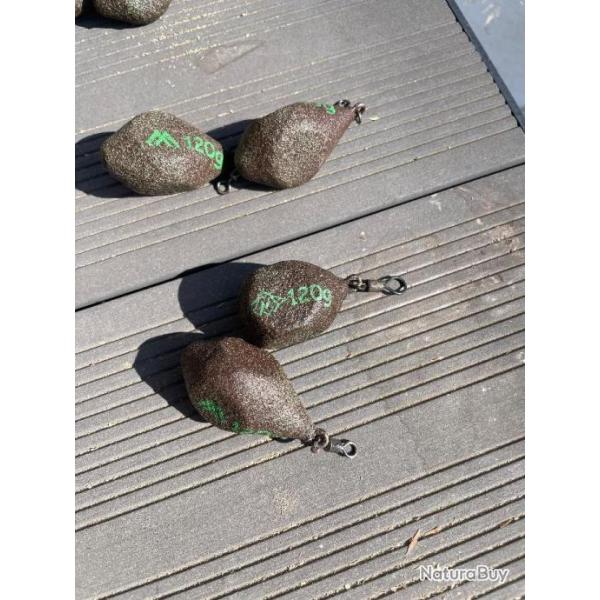 plomb a carpe poire 120G