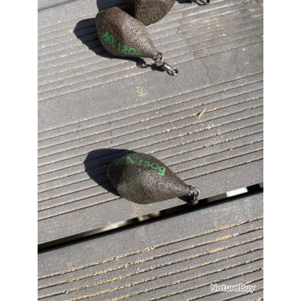 plomb a carpe poire 130G