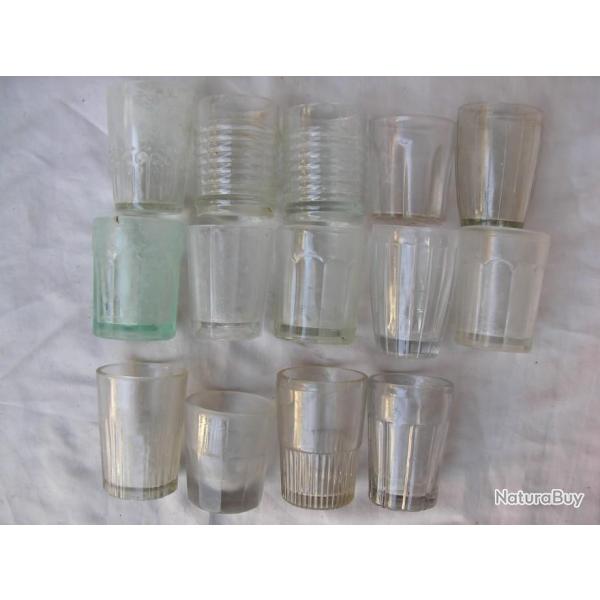 WW1/2 VERRE COLLECTION DE VERRERIES VERRE DIVERS TEMPS DE GUERRE SOLDATS /CIVILS AU CHOIX LOT 1