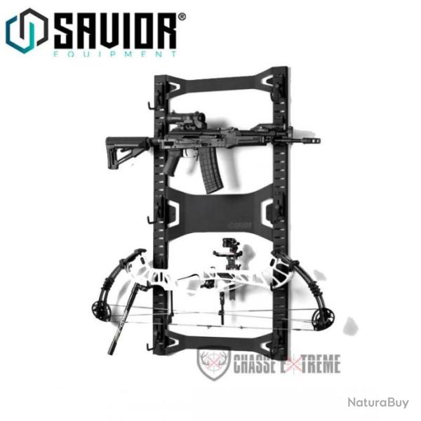 Support Armes Arc SAVIOR Horizontal Noir