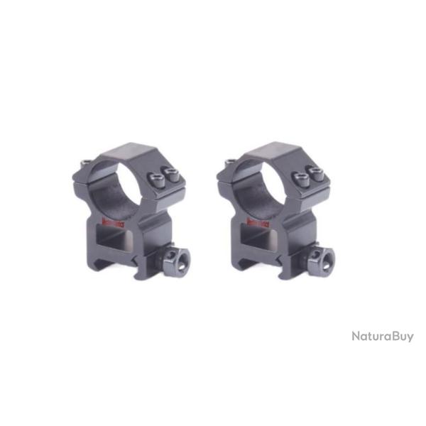 Colliers Montage Bas Fixation Lunette VECTOR OPTICS Diam�tre 25,4MM Rail 20mm LIVRAISON OFFERTE