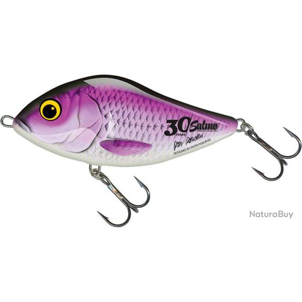 Poisson Nageur Salmo Slider Sinking 12cm SD12S Holo Purple Prey