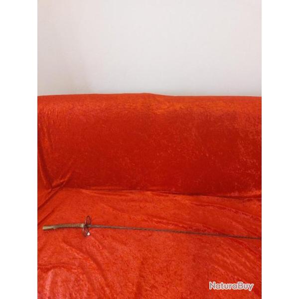 Fleuret sans mouche avec marquages