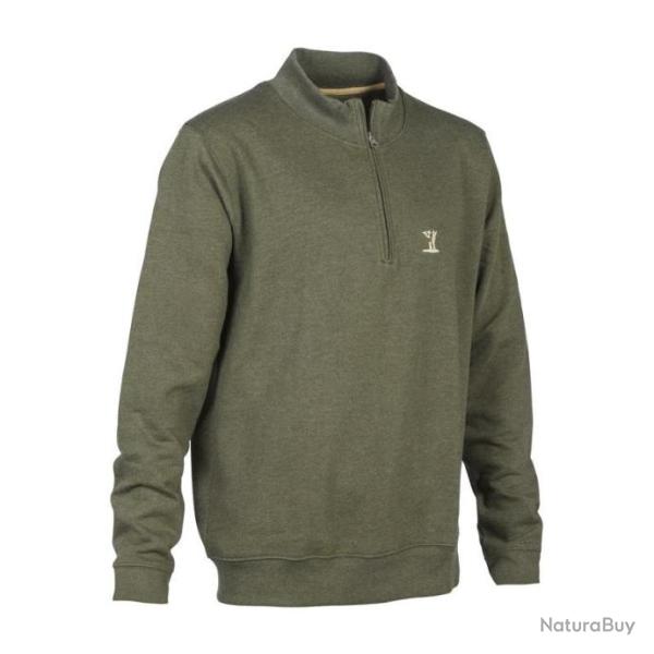 Sweat Col Montant Percussion Kaki  - TAILLE 2XL