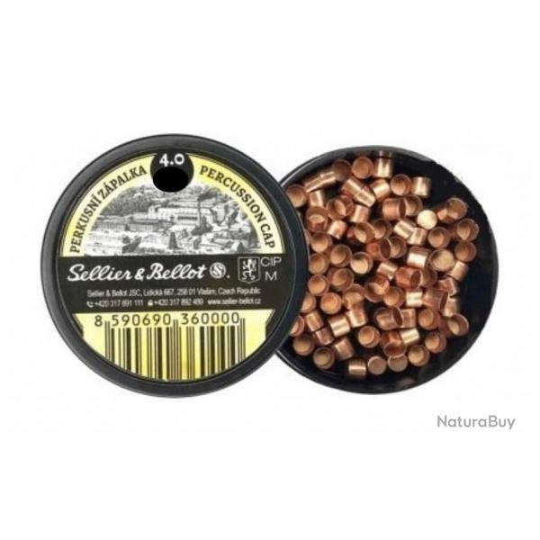 Amorces Sellier Bellot 4.0 PN poudre noire