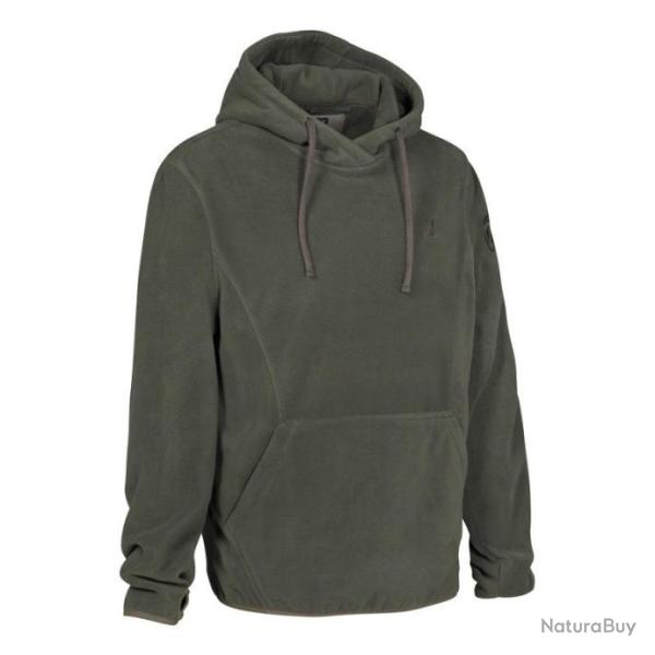 Sweat Polaire � Capuche Percussion - Kaki - TAILLE M