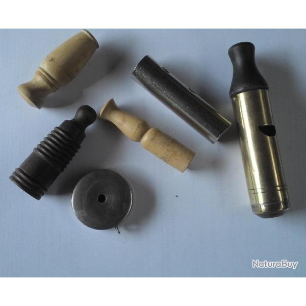 Lot de 6 appeaux divers ref 02