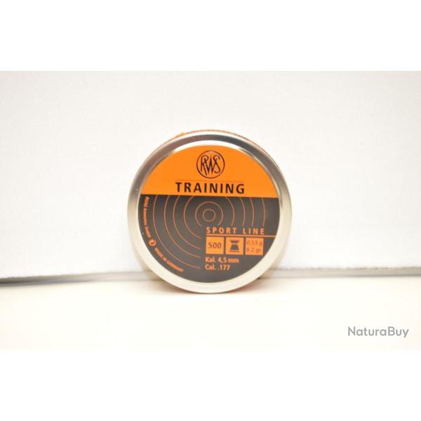10 boites de plomb RWS TRAINING