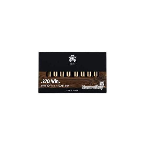 Balles RWS Evo 270 win 10.0 gr / 154 grains