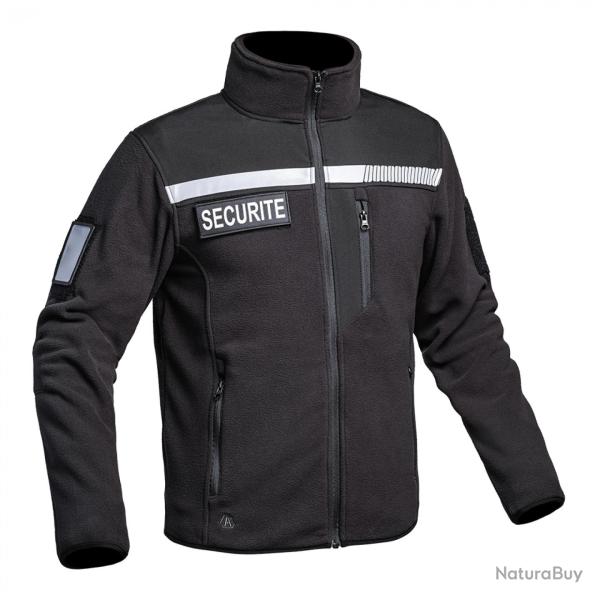 Blouson polaire noir SECU ONE