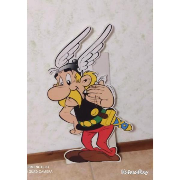 ASTERIX , PUBLICITE 72 cm Hauteur, CARTON DE PRESSE