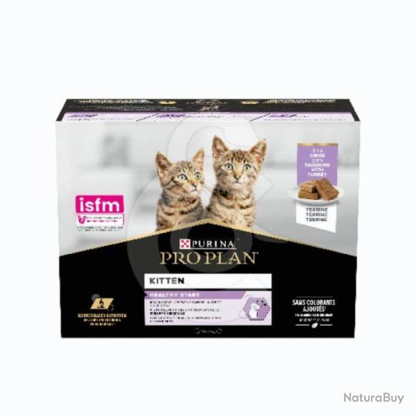 PROPLAN CAT KITTEN TERRINE DINDE 10X75GR
