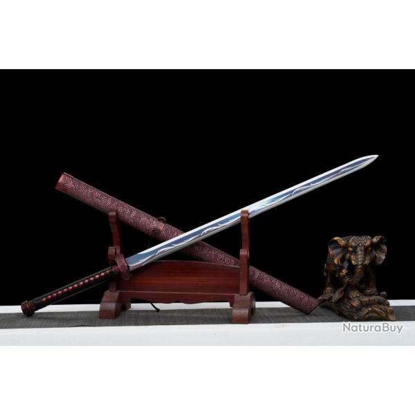 �p�e dynastie chinoise en Acier T10 avec Gravures