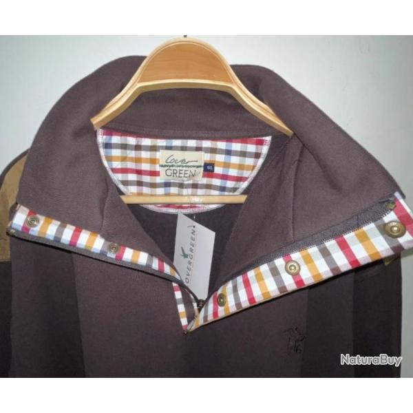 Pull de chasse LOVERGREEN chocolat
