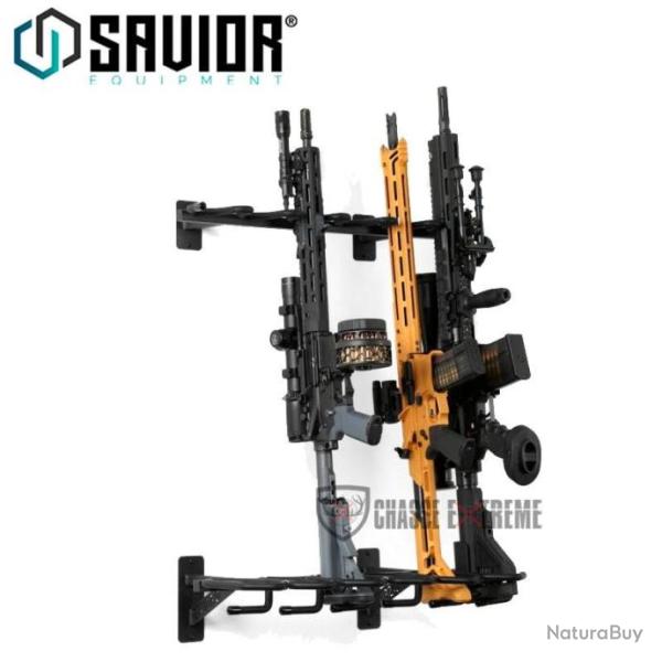 R�telier Mural SAVIOR 6 Armes Noir