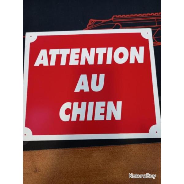 Panneau attention au chien