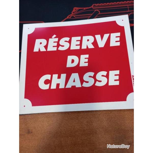 Panneau r�serve de chasse en alu