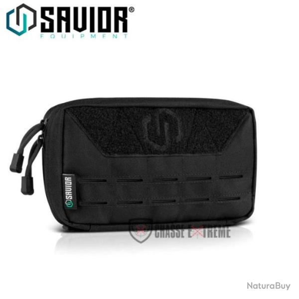 Petite Pochette Administrative SAVIOR Molle Noire