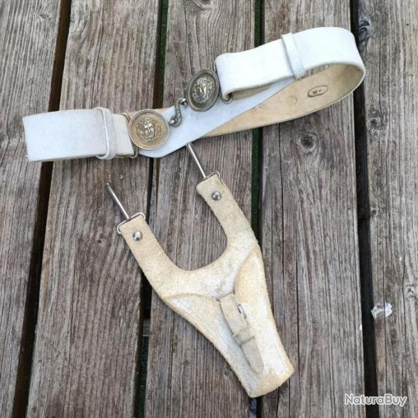 ceinturon gendarmerie parade avec le porte baonnette model utilis pour la ww2