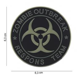Patch 3D PVC Zombie outbreak n&deg;1
