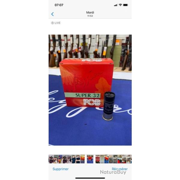 Cartouches Fob Super 32 BJ N8