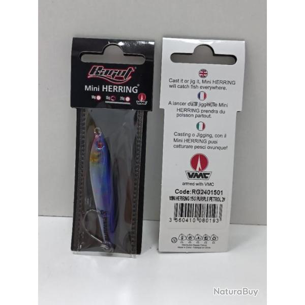 !!  JIG RAGOT MINI HERRING 15 g  Purple Petrol 2 !!