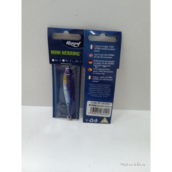 !!  JIG RAGOT MINI HERRING 20 g  Purple Petrol 2 !!