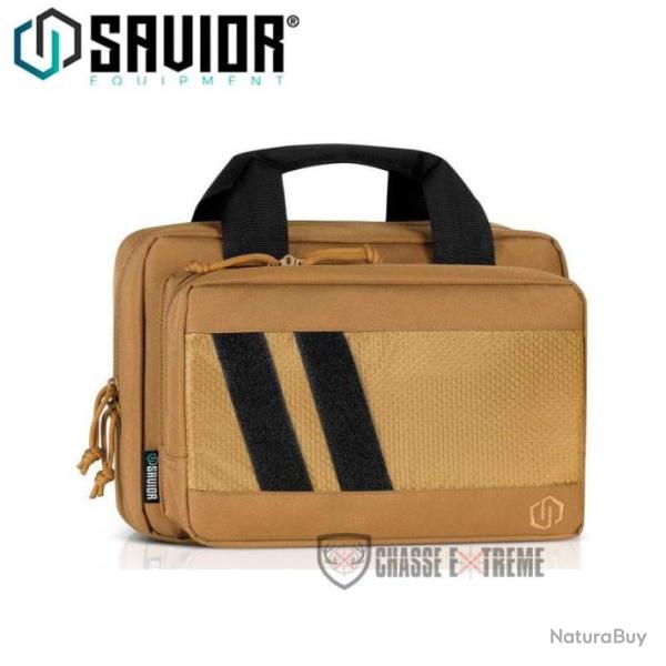 Housse � Pistolet Double SAVIOR Tan
