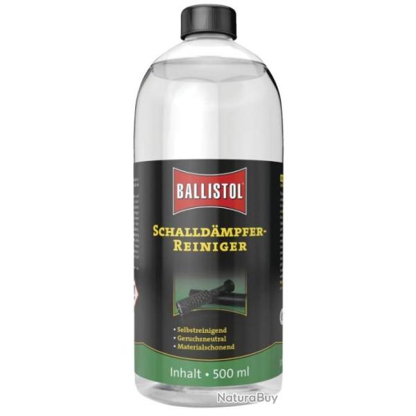 Agent nettoyant pour silencieux Ballistol 500ML