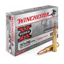 2 boites Winchester 30-06 Power Point 180 gr 