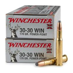 2 boites Winchester .30-30 Win. Power-Point 170 gr 
