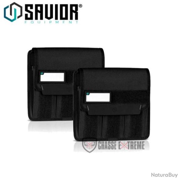 Pochette SAVIOR pour Chargeurs de Carabine Noir (3 Chargeurs, 2 Pi�ces)