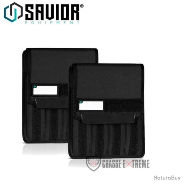 Pochette SAVIOR Buddy Extended Mag Pouch (4 Grand Chargeurs, 2 Pi�ces) Noir