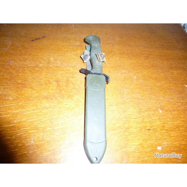 VW COUTEAUX DE CHASSE SANS FABRICANT DENT DE SCIE FOURREAU PLASTIQUE