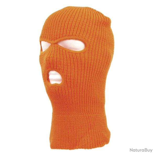 Cagoule 3 trous acrylique (Couleur Orange)