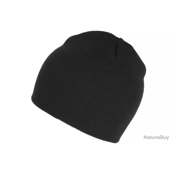 Bonnet Noir Court en Laine Classe et Tendance Fylik Taille unique Noir