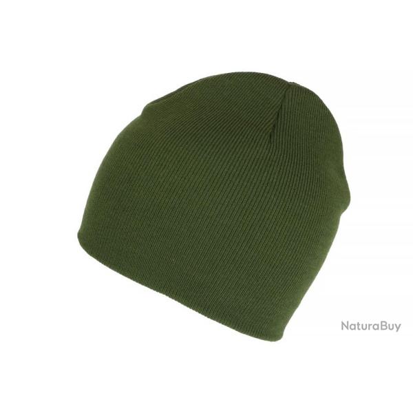 Bonnet Vert Court en Laine Classe et Tendance Fylik Taille unique Vert
