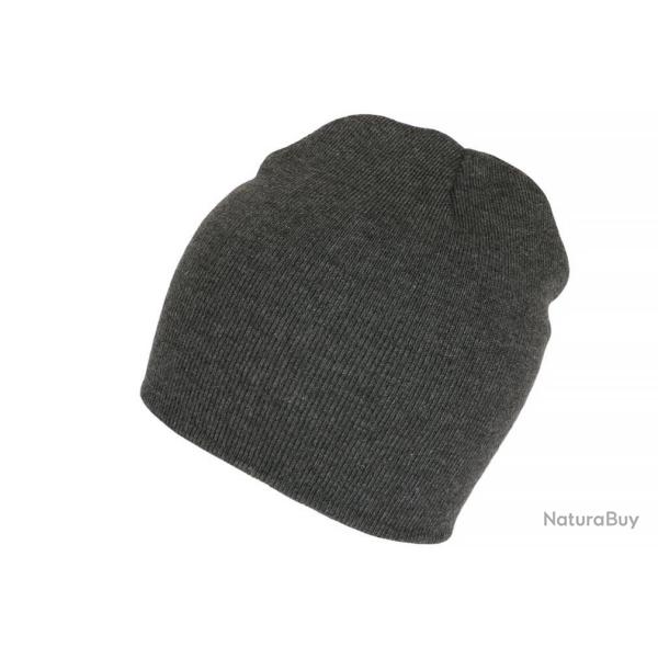 Bonnet Gris Anthracite Court en Laine Classe et Tendance Fylik Taille unique Gris