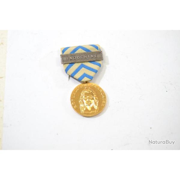 Medaille Fran�aise reconnaissance de la nation barrette Indochine