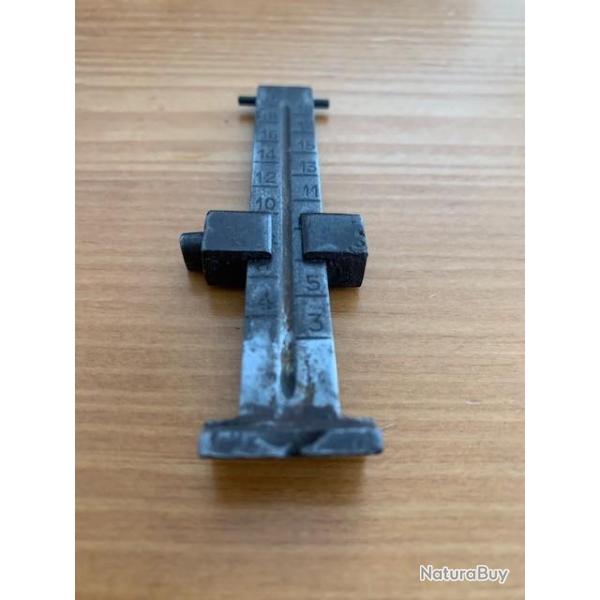 Planchette de hausse Mauser espagnol Oviedo 1916