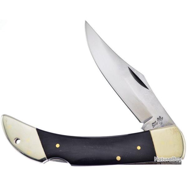F14127CBH Couteau Frost Cutlery Lockback Buffalo Horn Manche Corne Lame Acier Inox