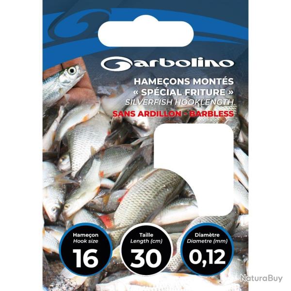 Hamecons Special Friture Sans Ardillon Garbolino 16 / D 0.12mm