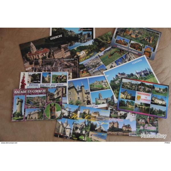 LOT CARTES POSTALES CORR�ZE UZERCHE