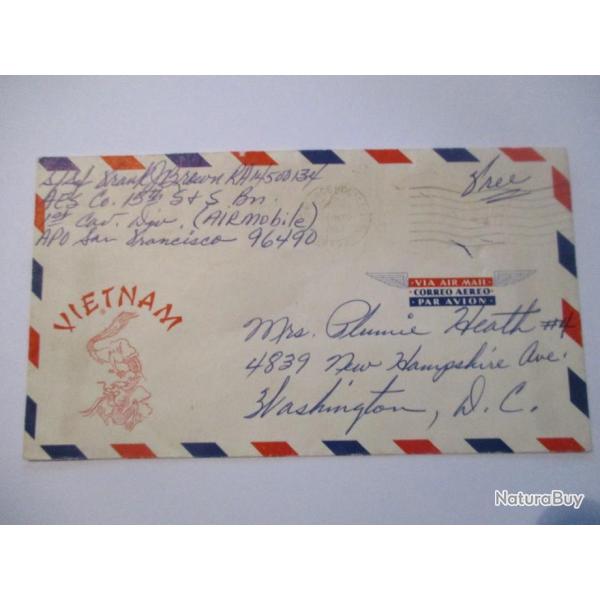 Enveloppe guerre du Vietnam