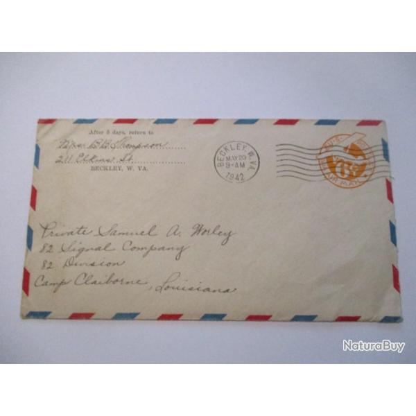 Enveloppe Seconde Guerre mondiale (D)