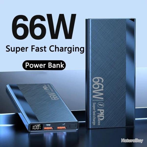 Batterie PowerBank Charge Super Rapide 66W, Modele: 10000mAh