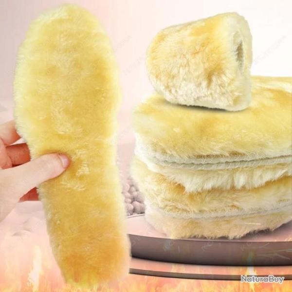 1x2 Semelles auto chauffantes en cachemire �paisses et douces, semelles thermiques !!Top qualit�. A