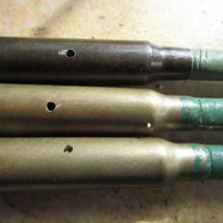 1 munition balle 7,5 mm ogive carton 1932 1947 fer Indochine 55 59 laiton/Fer Alg&eacute;rie instruction