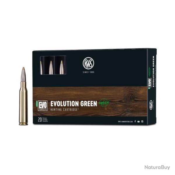 Cartouches RWS Evo Green - Cal. 6.5x57 - 6 g / Par 1
