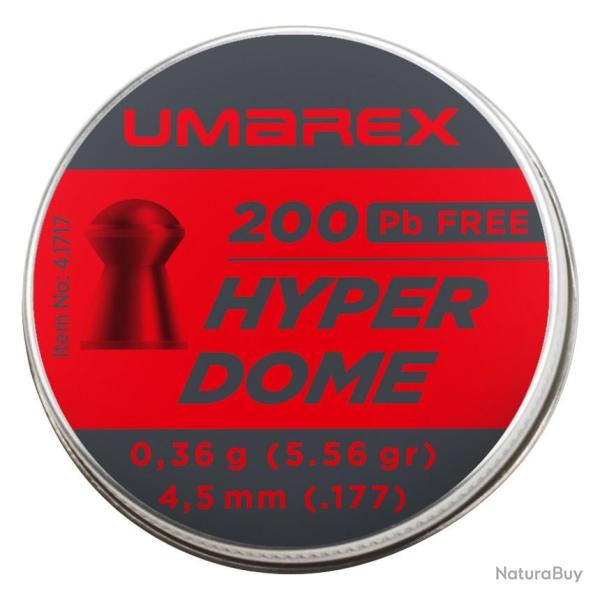Plombs Umarex Hyperdome t�te ronde - 4,5 mm / 200